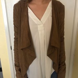 Brown cardigan soft